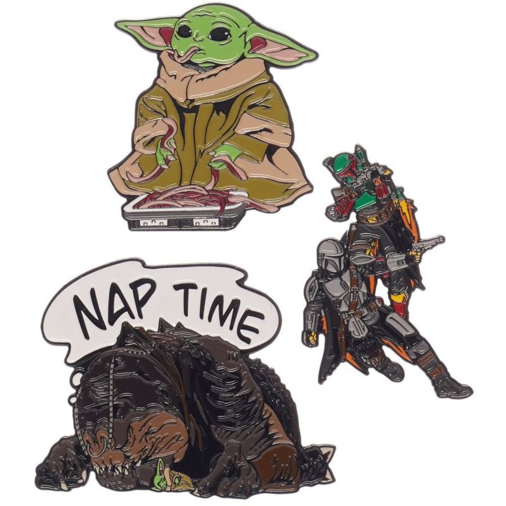 Star Wars: The Book of Boba Fett Nap Time Pins, 3-Pack